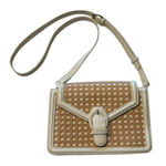 Madison West  Jolene Woven Straw Shoulder Bag Purse White‎ Beige Coastal Coquette Photo 0