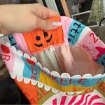 Commense sun seeker shorts high waisted colorful tropical beach print scalloped Pink Photo 7