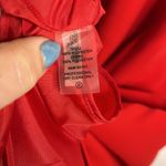 Calvin Klein  Red Halter Neck Maxi Formal Sexy Gown Dress Photo 5