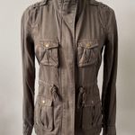 Maison Jules  Olive Green Cargo Utility Jacket Size XS Photo 4