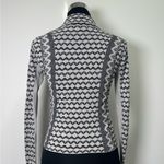 BCBGMAXAZRIA  Asymmetrical Zip Knit Moto Jacket Size Small Photo 4