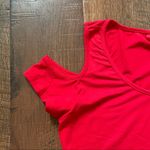 Hot Kiss fire engine red, shoulder bearing t-shirt, size XL Photo 3