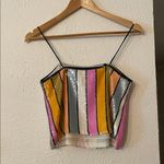 Veronica Beard  Harmoni Sequined Top Striped Tube Top Size 0 Photo 5