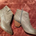 Frye Reina Tan Western Ankle Boots Photo 4