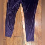 Lands' End Purple velour Leggings pants woman’s size 2X EUC Photo 2