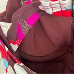 Athleta NWT Square Neck Bra Cup Tankini Swim Top Floral Modest 34D/DD Photo 5