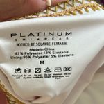 PQ Swim Pink Crochet Trim One Piece Swimsuit NWT Size M Size M Photo 6