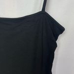 Free People  Intimately Black Square Neck Bodysuit S Photo 3