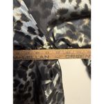 Dennis Basso Dennis by Dennis‎ Basso Leopard Reversible Trench Coat Womens L Hood Mob Wife Photo 4