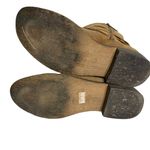 breckelle's  Ankle Boots 6 Brown Side Zip Low Heel Buckle Details Photo 6