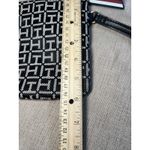 Tommy Hilfiger Wristlet Clutch Bag Womens One Size Black White TH Monogram Zip Photo 4