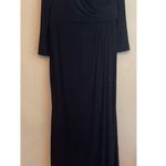 La Femme  Long Sleeve Faux Wrap Gown size 14 Photo 4