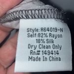 Johnny Was  Gray Floral Velvet Pull On Wide Leg Pants XL Photo 4