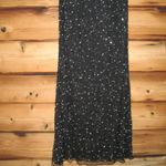 Mac Duggal 24003 Womens Black Gathered Short Sleeve Beaded Gown Photo 12