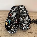 Karl Lagerfeld Women's Nola Graffiti Multicolor Wedge Slides Photo 5