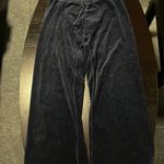 Juicy Couture Navy Blue Velvet Track Pants Photo 2
