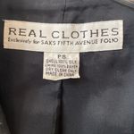 Saks 5th Avenue Saks Fifth Avenue Real Clothes 💯 Silk black blazer/ jacket. Lined. Size PS. Photo 4