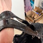 Cole Haan  Genevieve Weave Black Woven Leather Shoulder Bag Classic Photo 10