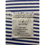 Pink Rose Macy's Womens Cold Shoulder Blouse Top S Blue White Stripe Career Work Photo 10