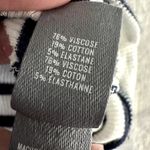 Aerie  Navy White Stripe Turtleneck Long Sleeve Photo 4