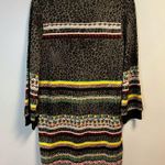 Anthropologie  Aldomartins Dress Viviana Animal Print Striped Sweater Dress M EUC Photo 8