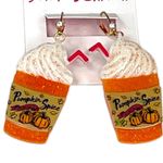 Betsey Johnson Pumpkin Spice Frozen Latte Earrings
Orange White Photo 3