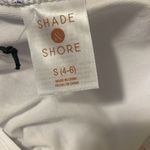 Shade & Shore swimsuit woman one piece white floral med coverage New Sz S Photo 1