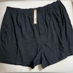 SKIMS NWT  Boyfriend Loose Boxer Shorts Onyx Size L Photo 3