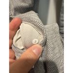 Lululemon Kanto Catch Me 1/2 Zip Heathered Herringbone Gray White LS Top Sz 2 Photo 5