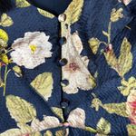 Alice + Olivia Floral Print Silk Blend Ruffle Peplum Top Womens Size 0 Photo 7