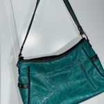 Tooled Leather Laser Cut Purse Feather Country Western Handbag Shoulder Bag Photo 4