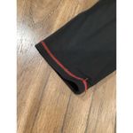 David Meister  Black red stitch detail Knee Length sheath Dress 3/4 Sleeves  10 Photo 3