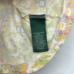 Ralph Lauren  Cropped sleeves Paisley Print Bohemian Top Cotton Sz Large Photo 5