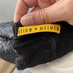 Alice + Olivia Black Sequin Bodycon Stretchy Mini Cocktail Dress Size 4 Photo 6