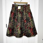 Chicwish Cheerful Daisy Field Jacquard Pleated A-Line Midi Skirt Sz XXL NEW Photo 1