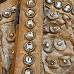 Luxury brand Kippys crystallized swarovski crystals tote shoulder bag metallic Gold Photo 1