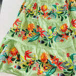 Farm Rio  x Anthropologie Off-The-Shoulder Tiered Floral Midi Dress | NEW | XXS Photo 6