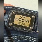 COOGI  Women's Dark Blue Jeans with Beaded Back Pockets Straight Leg Size 20 Photo 5