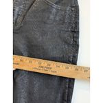 EXPRESS  Women's Jeans Skyscraper Mid Rise Black Reptile Print Size 6 R Photo 7