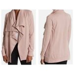 ALLSAINTS Black Delia Sweater Cardigan Size Small Draped Oversized Cotton Photo 11