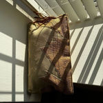 90’s Metallic Overlay Clutch Purse Gold Photo 4