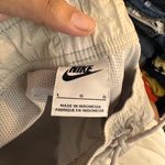 Nike Air Woven Lined Swoosh Grey Track Pants Sz Large Photo 11