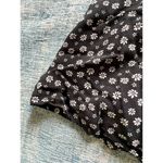 LA Hearts PacSun  Black White Daisy Floral Tie Spaghetti Strap Mini Dress Medium Photo 7