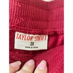 Taylor Swift  Sweatpants "Swiftie" RED Size 3XL Photo 4