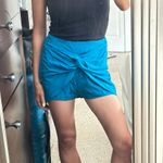 La Perla NWT 100% silk blue twisted shorts/beach cover/italy40 Photo 0