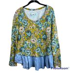 Anthropologie Ruffled Goldenrod Sweater Photo 3