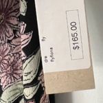 Flynn Skye romantic Fiona strapless midi dress in black botanical. NWT size Xs. Photo 11