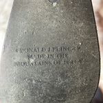 Donald J Pliner Black Suede & Metallic Leather Heeled Ankle Boots Size 6 Photo 3