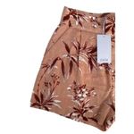 Joie Farron Warm Blush Antique Rose Floral Linen Cotton High Waist Shorts NWT 2 Photo 2
