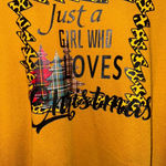 SheIn 1XL Yellow Christmas crew neck Photo 2